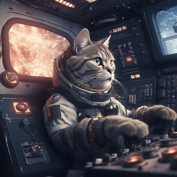 Space Cats by Alice Yoo