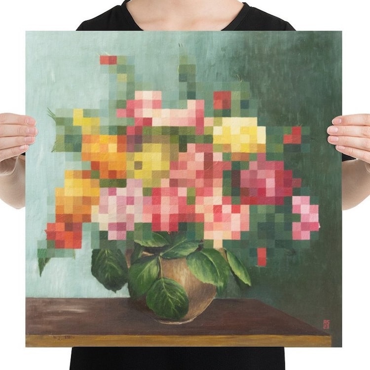 Pixelated Painting by André Shulze