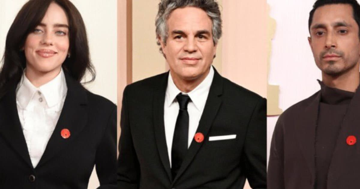 Here’s Why Many Celebrities Wore Red Pins to the 2024 Oscars