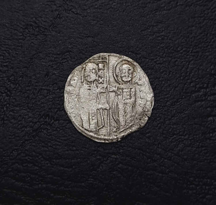 Medieval Coin Discovered Depicting Jesus Christ Next to a King