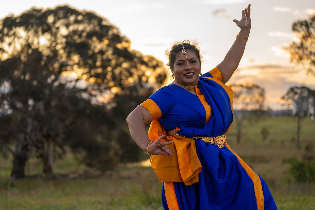Dancer Cynthia Packianathan (Bharathanatyam) from the Kangaroo time video