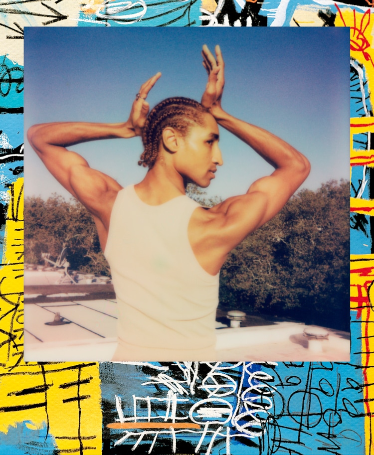 Polaroid x Basquiat film with image by Sabrina Santiago