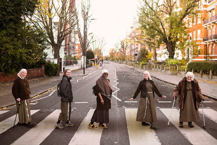 Poor Clare Sisters of Arundel on Abbey Road