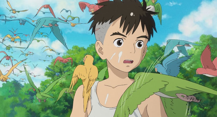 Still of "The Boy and The Heron" featuring Mahito