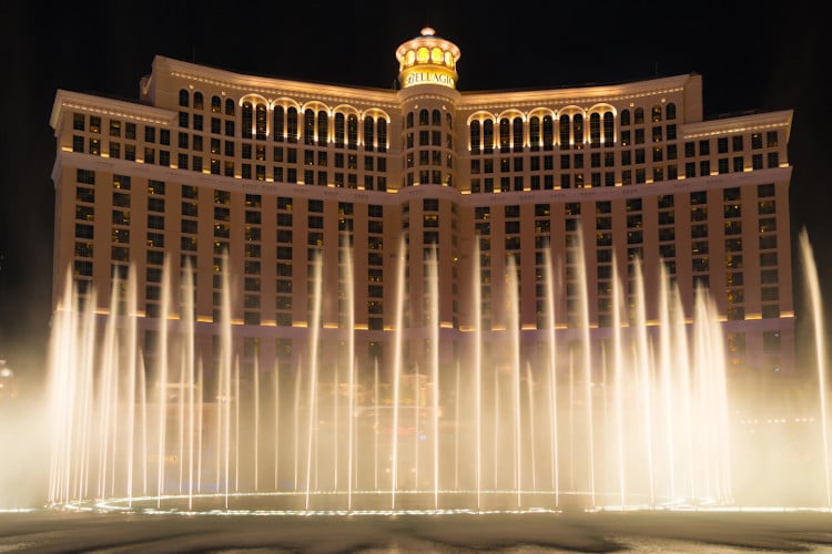 Bellagio Hotel fountains