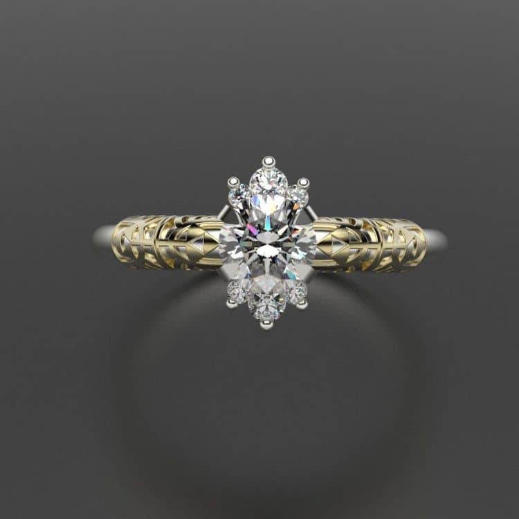 best unique engagement rings: Zelda ring 