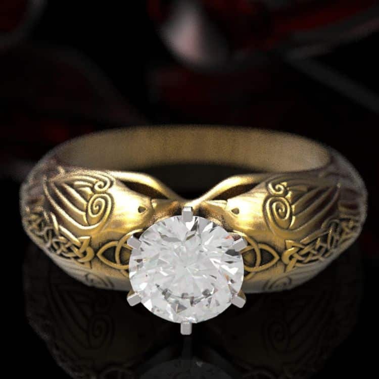 Celtic engagment ring