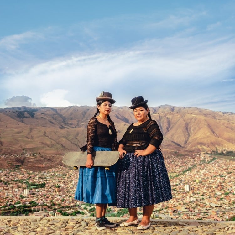 Aymara Pollera women from La Paz