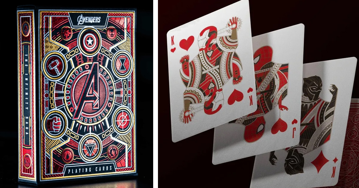 Beloved Pop Culture Films Reimagined as Beautifully Gilded Playing Card Decks