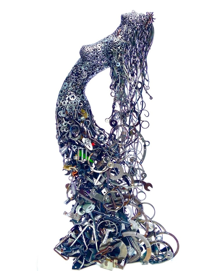 Scrap Metal Sculptures by Brian Mock