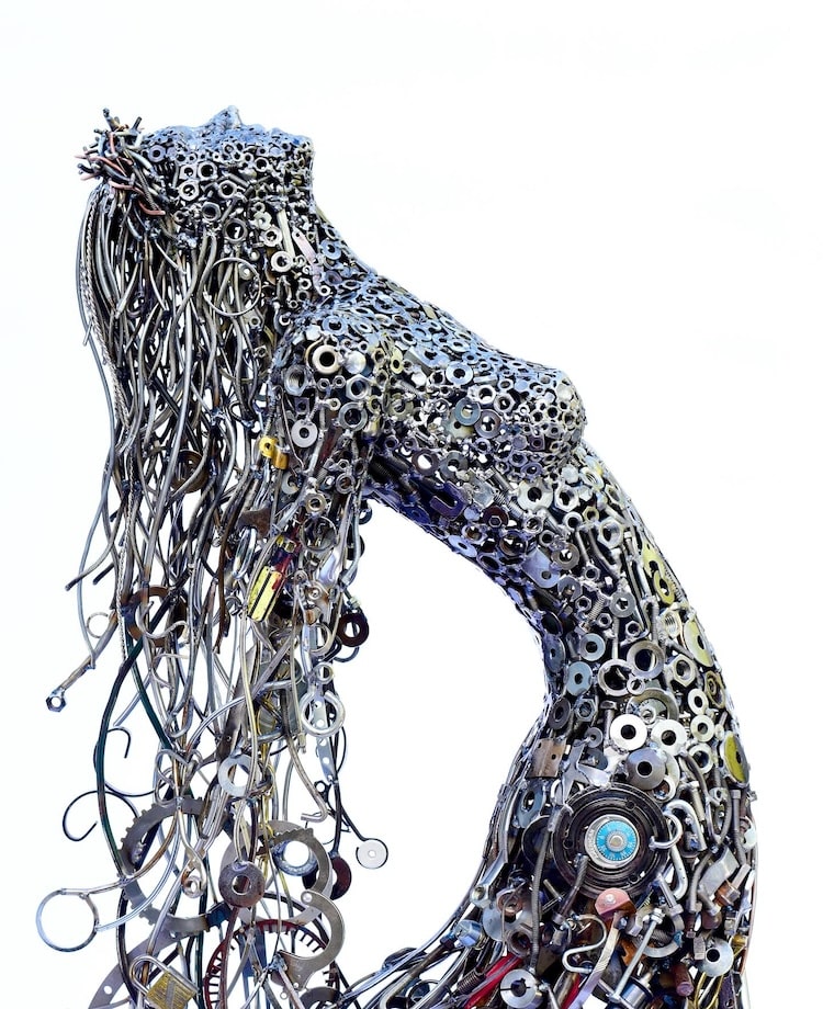 Scrap Metal Sculptures by Brian Mock