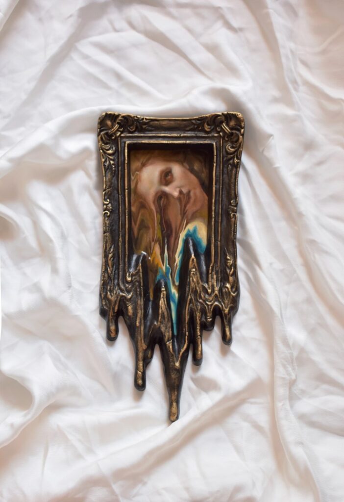 Dark and Mysterious Paintings Designed To Look like Melting ...