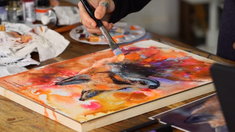 Abstract Realism: Introduction to Mixed Media Painting