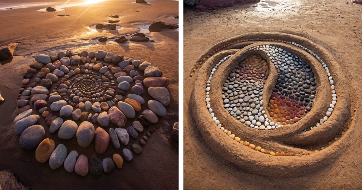 Artist’s Captivating Land Art Emphasizes the Magnificence of Materials Found in Nature