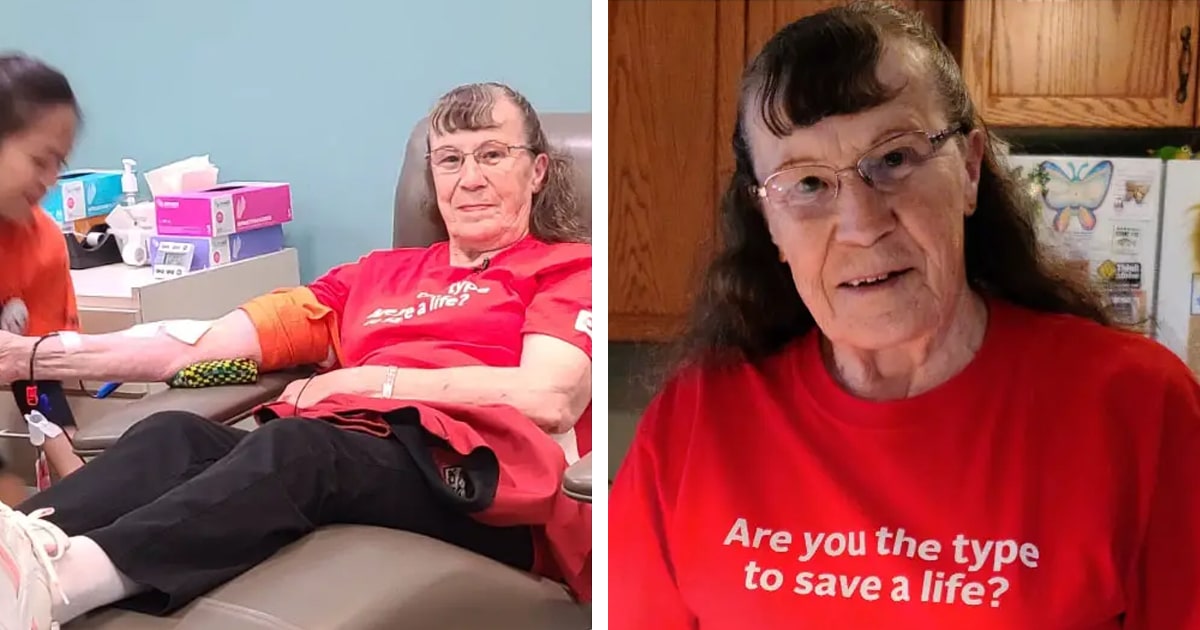 81-Year-Old Breaks World Record for Most Units of Blood Donated in A Lifetime