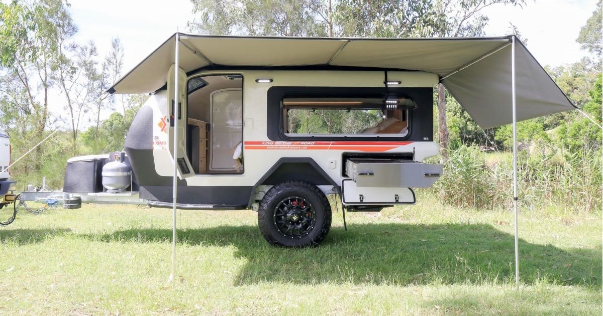 Luxury Off-Road Camper Features Stainless Steel Kitchen and Private Shower