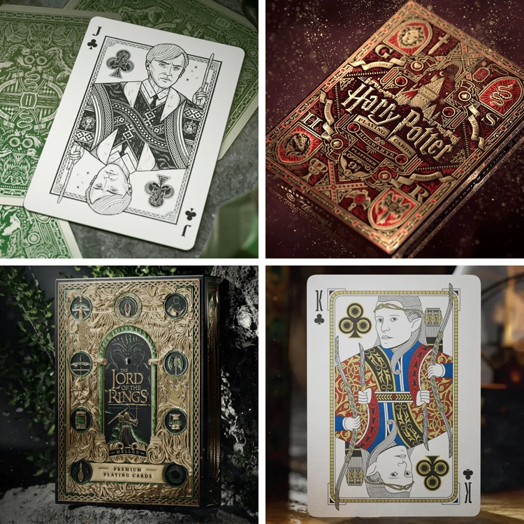 Harry Potter and Lord of the Rings Playing Cards