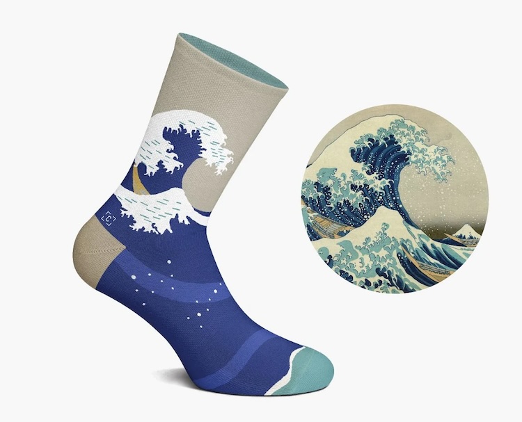 The Great Wave socks