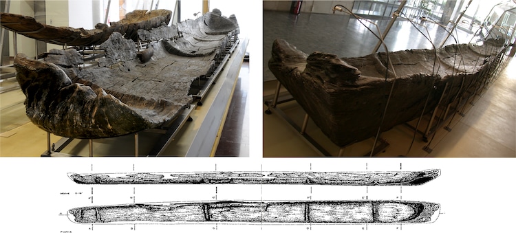 Ancient canoes discovered in the Mediterranean