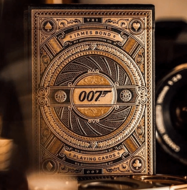 Picture Of Outside Of James Bond Themed Deck Of Cards