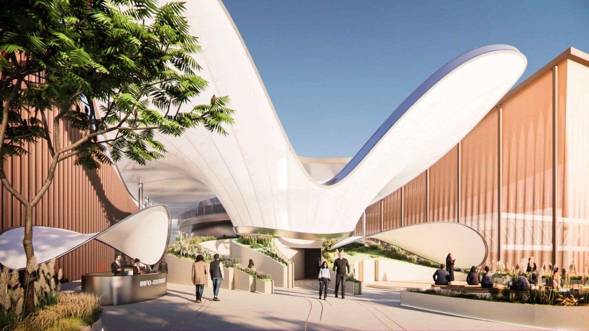 Kuwait Pavilion by Laboratory for Visionary Architecture at World Expo 2025 in Osaka