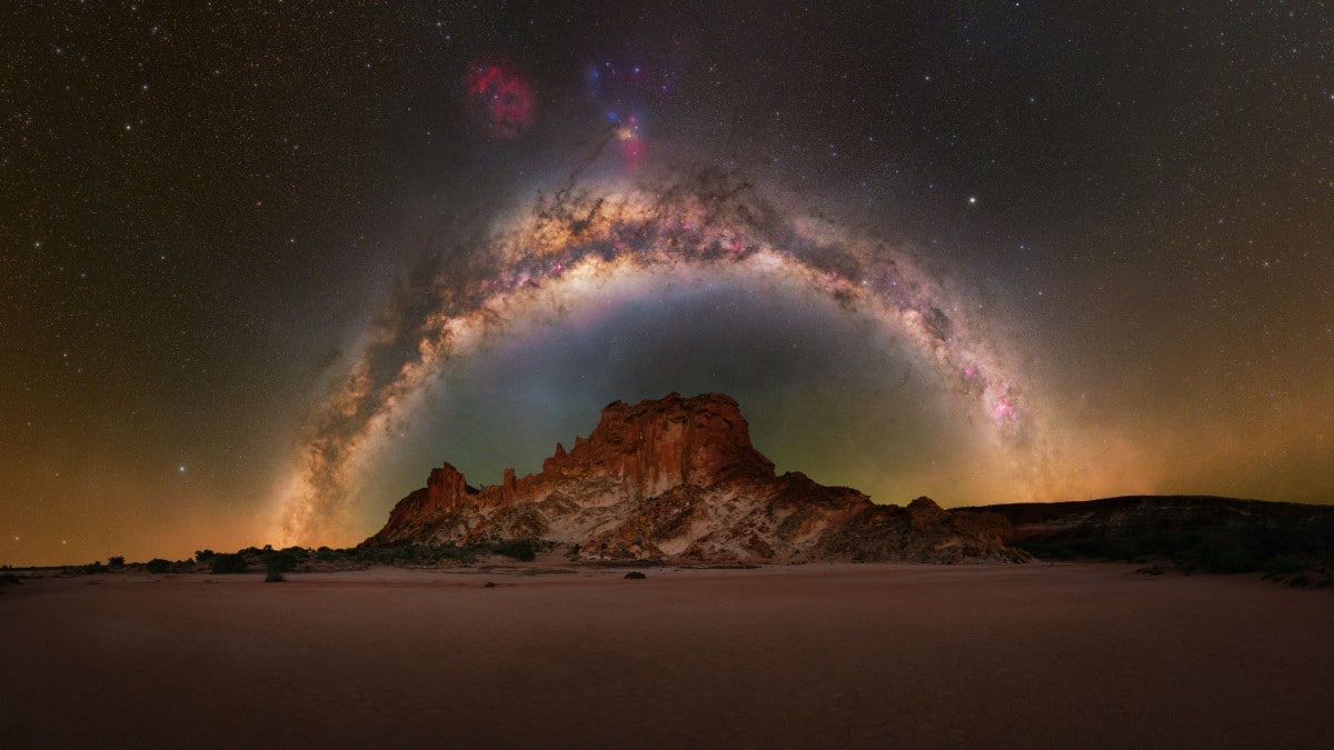 Milky Way in Australia's Rainbow Valley Conservation Reserve, Northern Territory