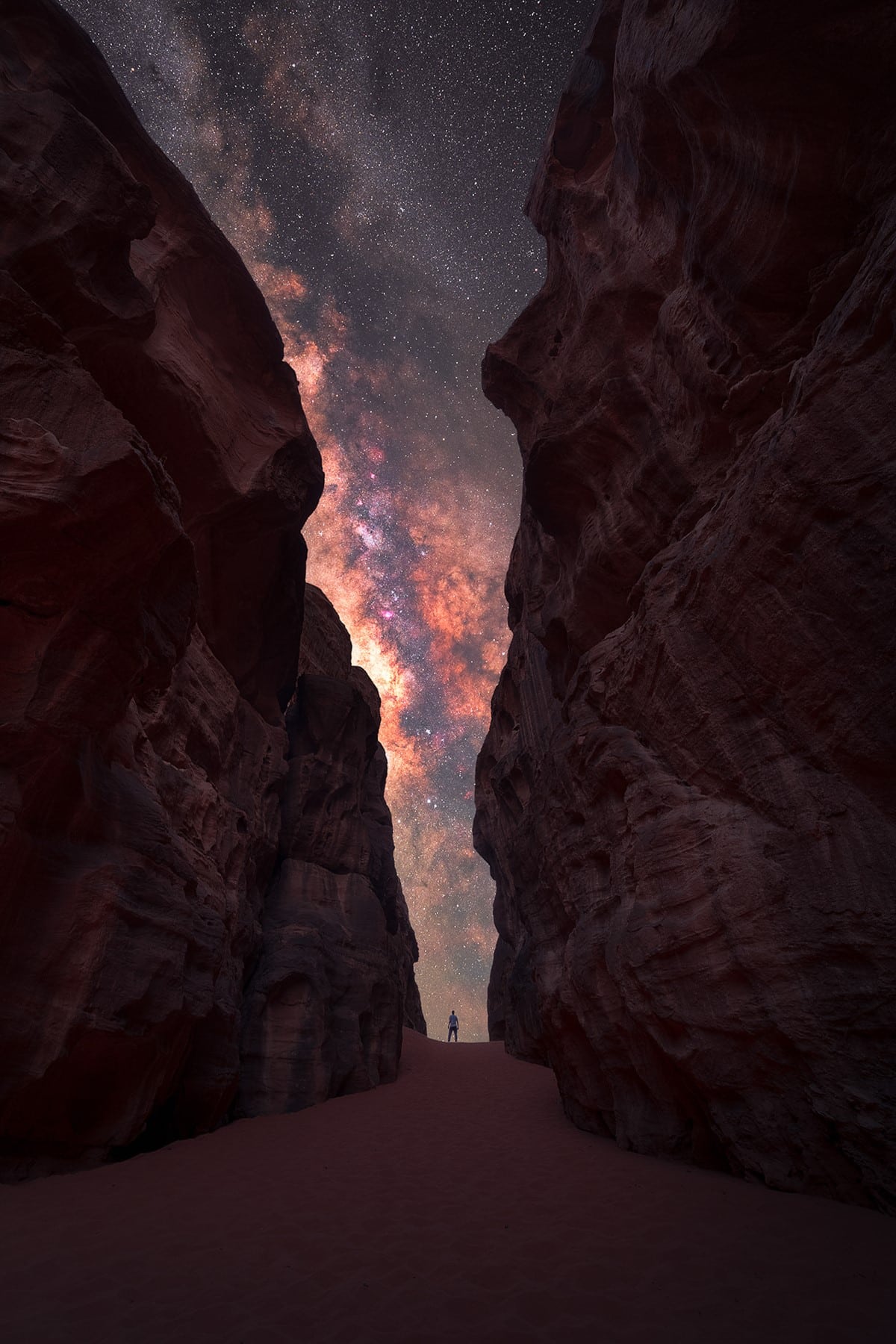 Milky Way in the Wadi Rum Desert, Jordan