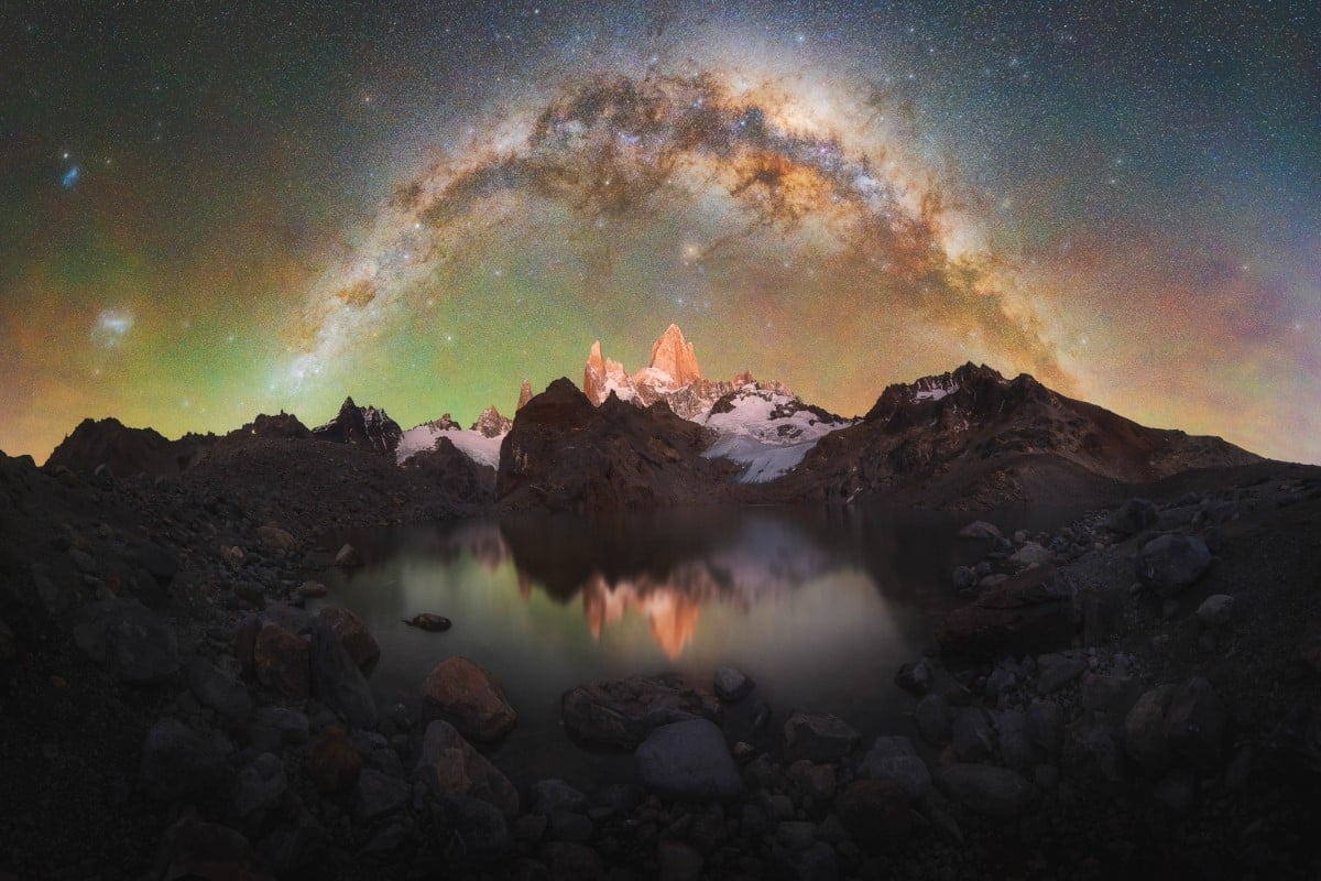 Milky Way over Laguna de los Tres, Patagonia, Argentina