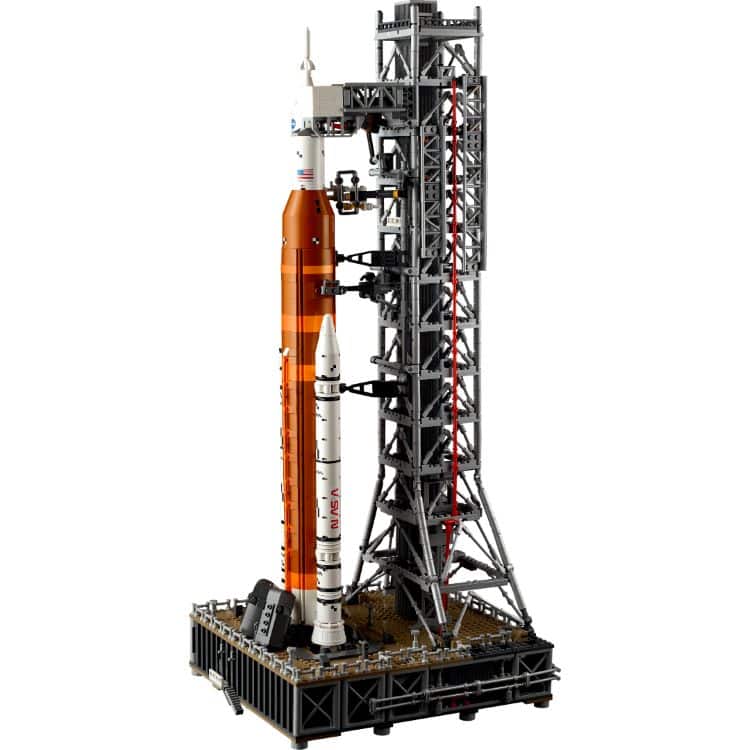 Picture Of Completed Artemis Rocket LEGO Set