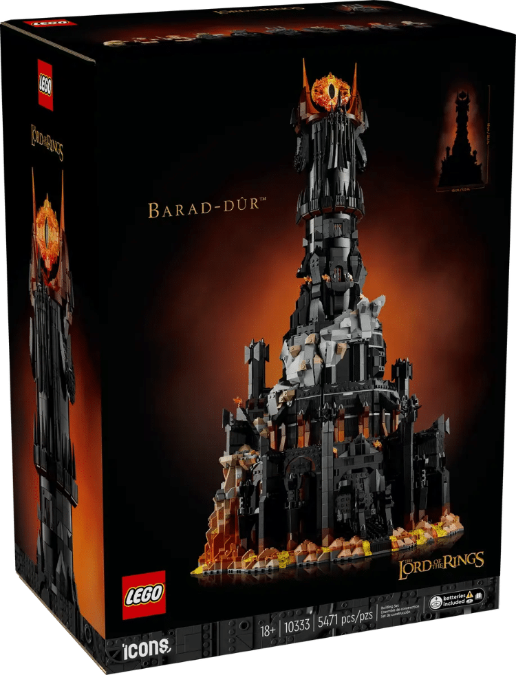 Dark Tower Lord of the Rings LEGO Set Box