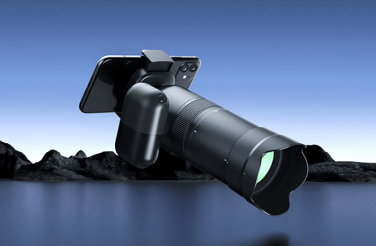 Photo of Excope DT1 Camera In Front Of Lake Background