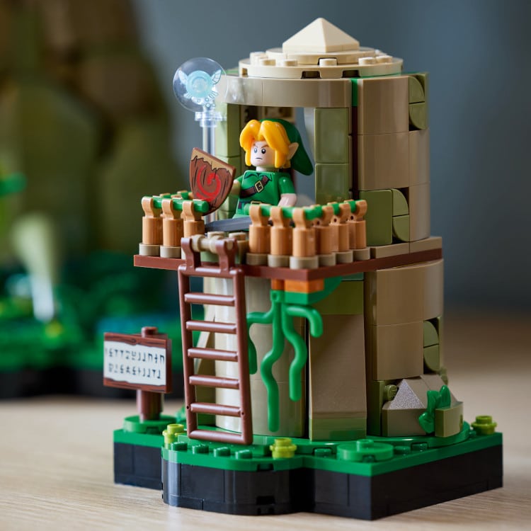 The Legend of Zelda Lego set featuring Link