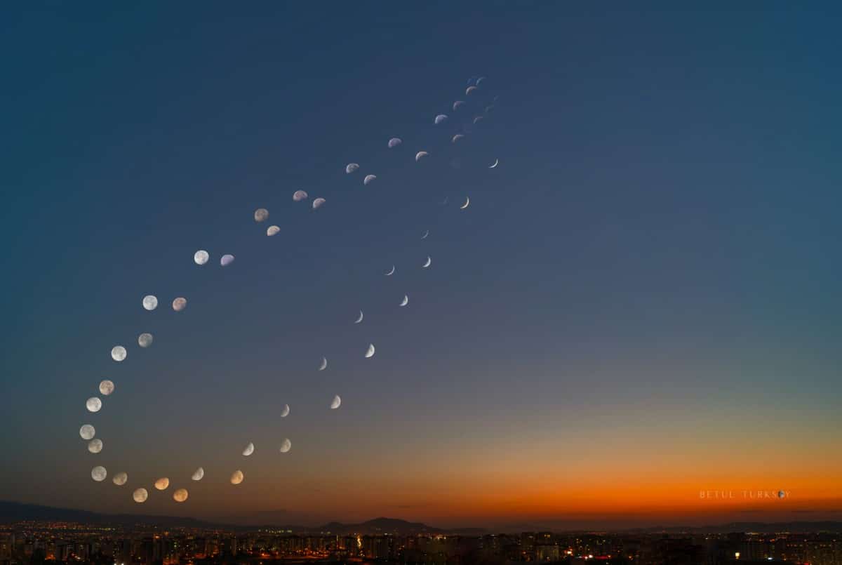 Lunar Analemma by Betul Turksoy
