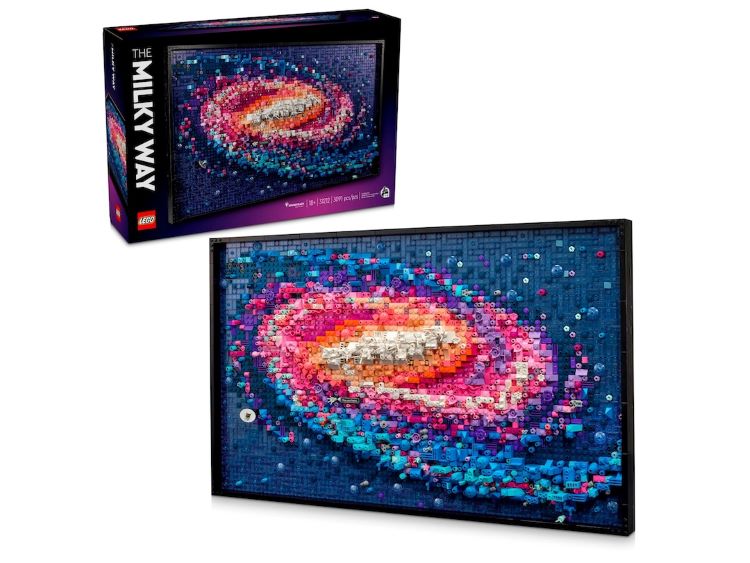 Picture Of Completed Milky Way LEGO Set With Box