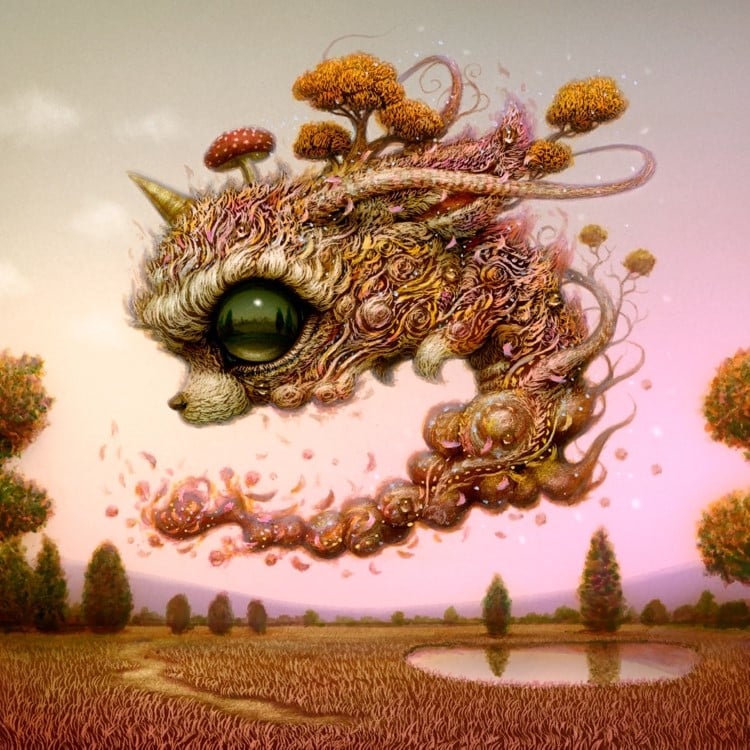 Pop Surrealist Paintings by Naoto Hattori