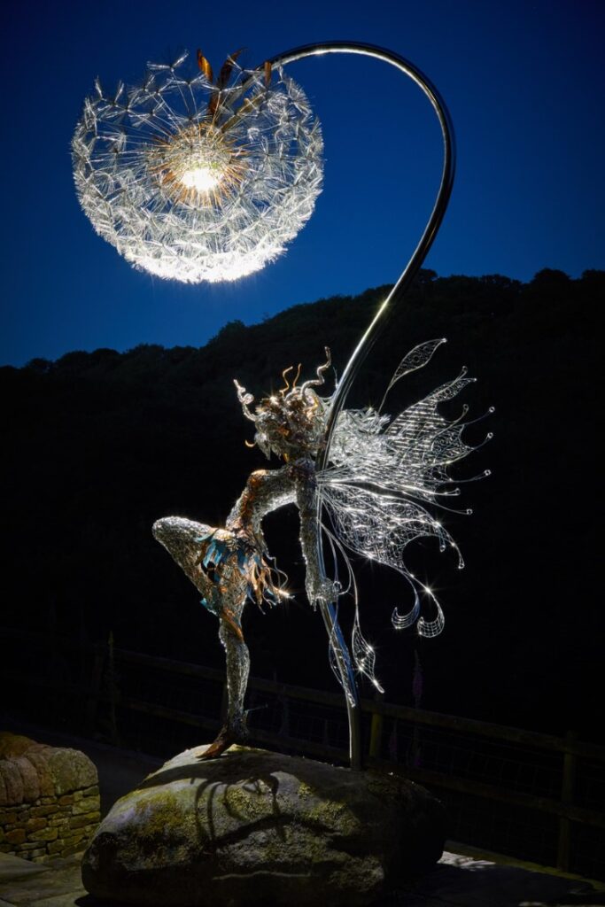 Incredible Wire Sculptures Merge the Magic of Fairies and Dandelions