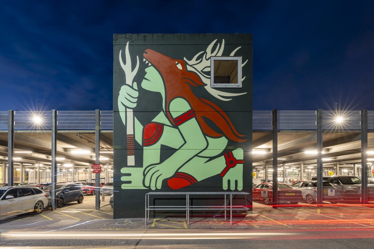 KMG mural in Aberdeen for NuArt Aberdeen 2024