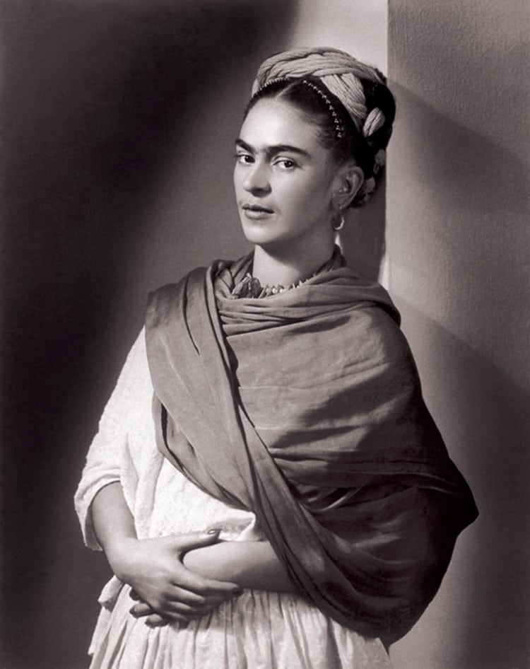 The Breton Portait of Frida Kahlo by Nickolas Muray