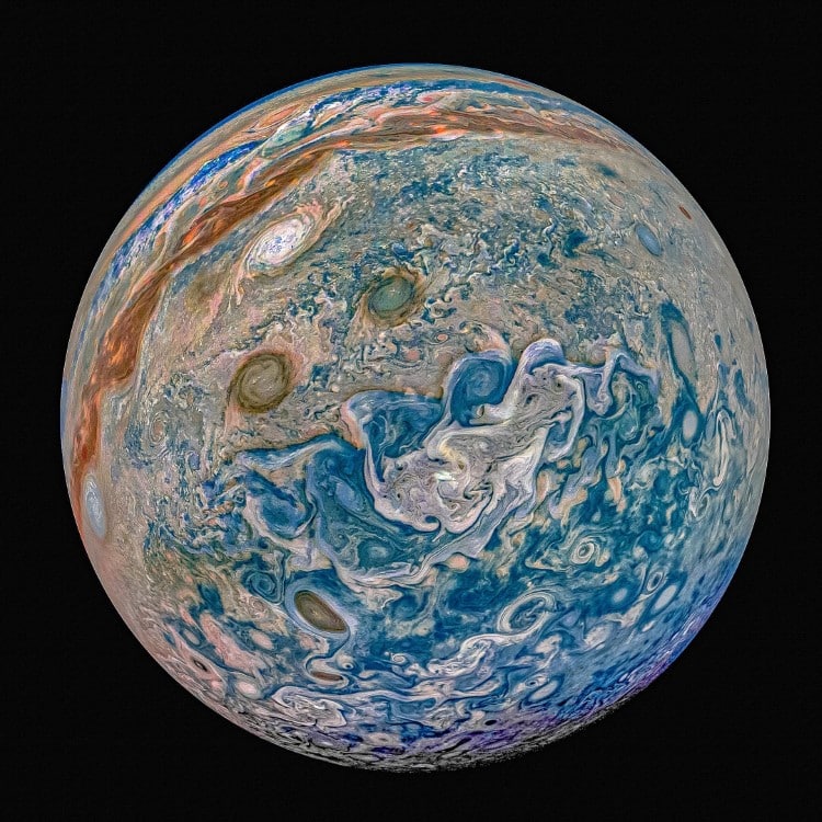 JunoCam Photo of Jupiter