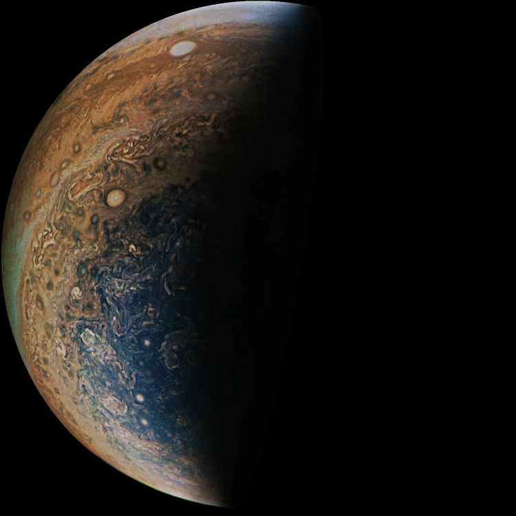 JunoCam Photo of Jupiter