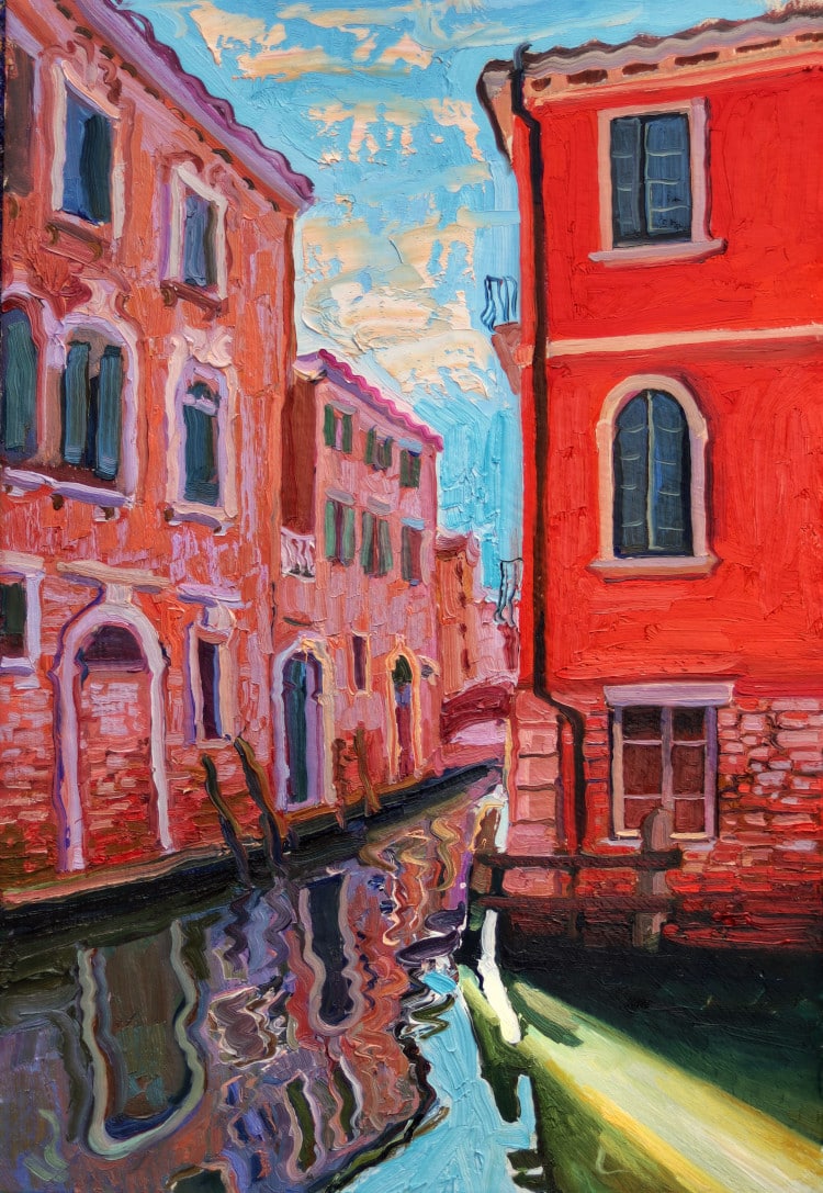 Venice painting by Sergiu Ciochina