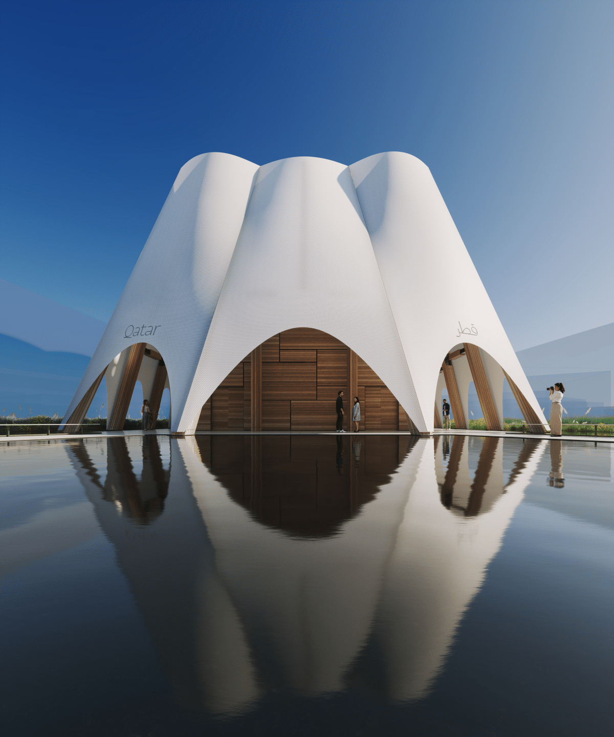 Qatar Pavilion for 2025 Expo Osaka by Kengo Kuma