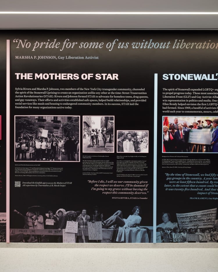 Exhibit at the Stonewall National Monument Visitor Center