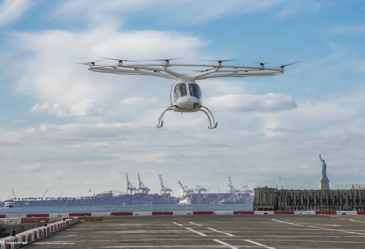Volocopter Flying Taxi Paris Olympic Games Vertiport