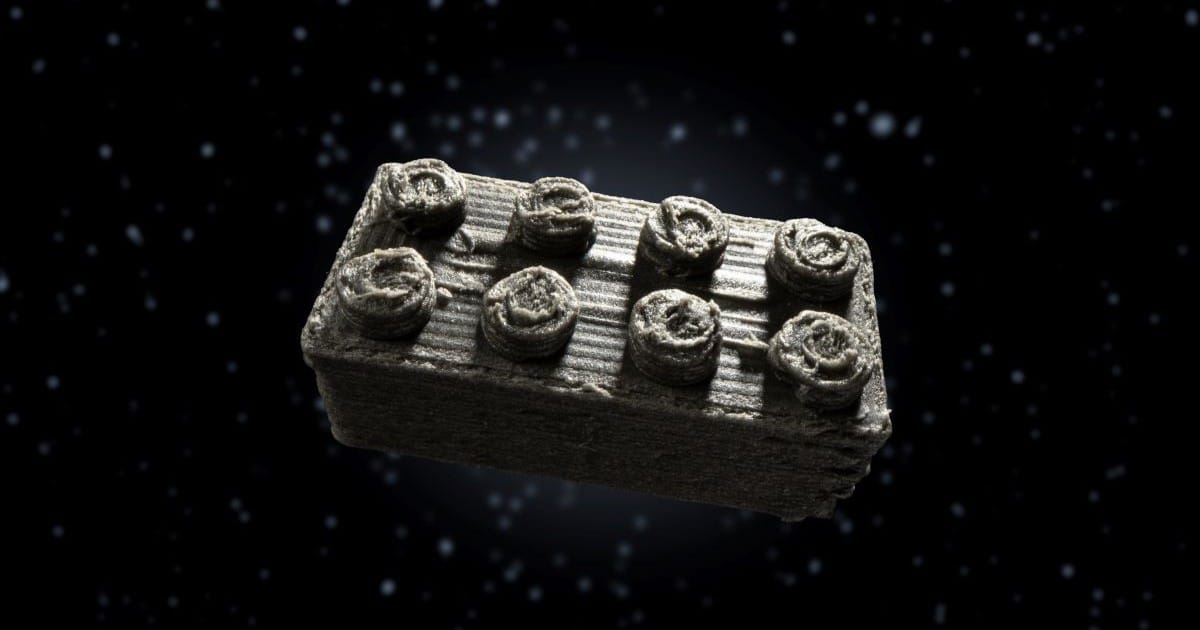 Scientists 3D Print LEGO Bricks Made From Meteorite Dust To Test Building on the Moon