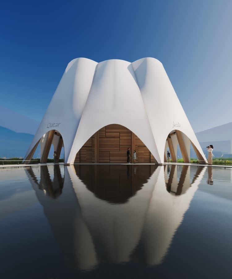 Qatar Pavilion for Expo 2025 by Kengo Kuma