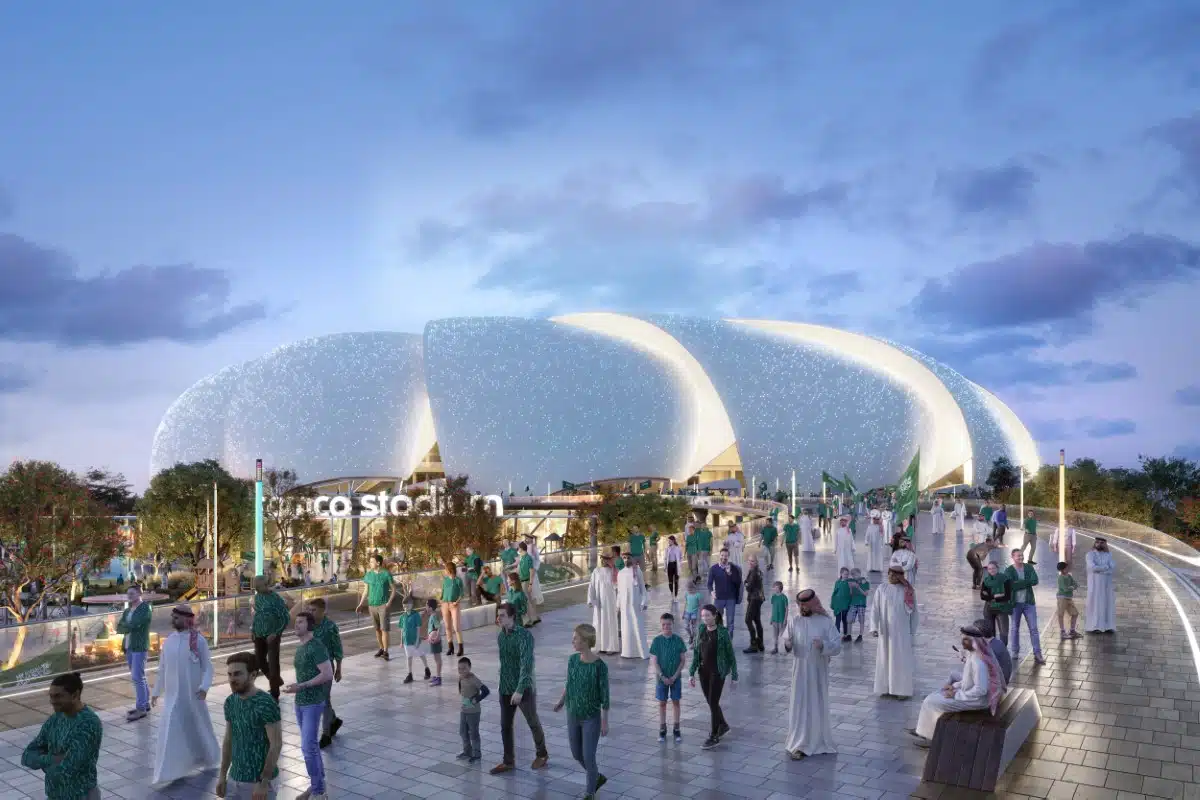 Aramco Stadium by Populous