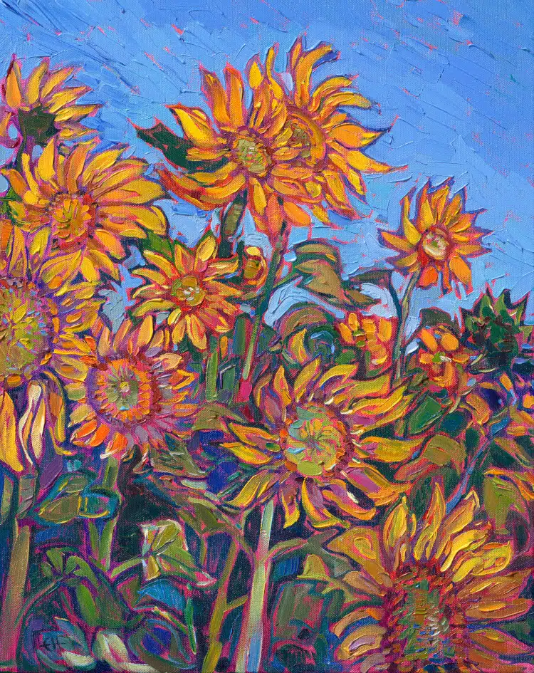 Sunflower Dawn by Erin Hanson