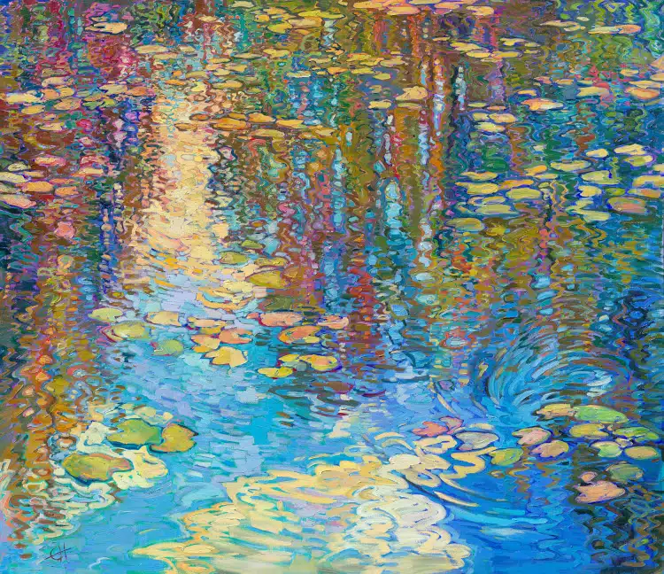 Monet's Lilies by Erin Hanson