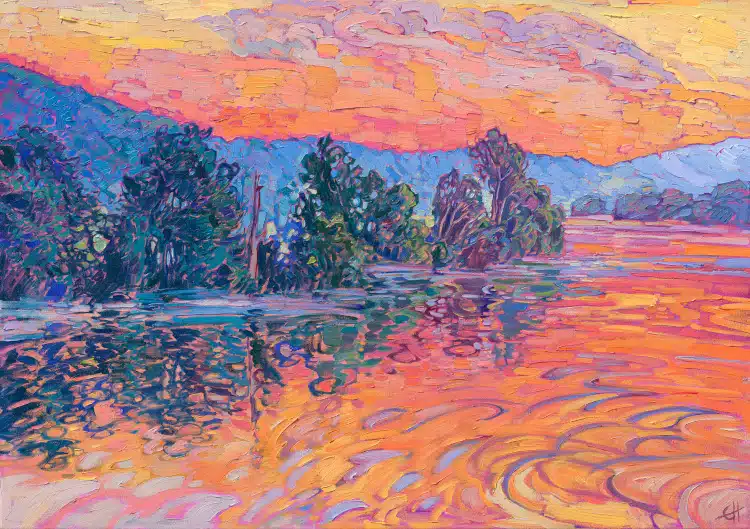 Seine Reflections by Erin Hanson